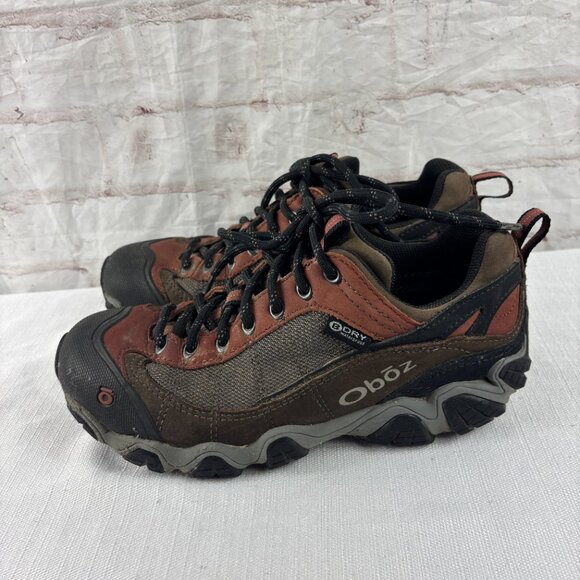 Oboz Men's 8 Firebrand II Low B-Dry Athletic Hiking Waterproof Shoes - Picture 7 of 13
